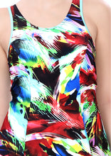 Load image into Gallery viewer, Racer-Back Swimdress (with Boy-leg)