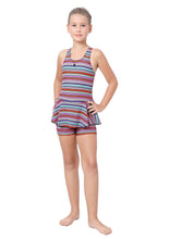 Load image into Gallery viewer, RECER-BACK SWIMDRESS ALL OVER PRINTED WITH BOYLEG