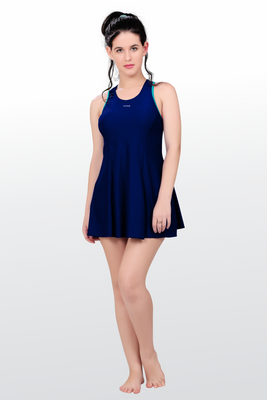 RACER BACK SWIMDRESS WITH BOYLEG