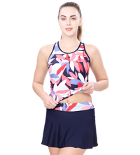 LACTRA TANKINI PRINTED TWO PIECE SWIMWEAR