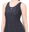 LACTRA PRINTED U-BACK SWIMDRESS WITH BOYLEG