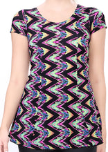 Load image into Gallery viewer, U-BACK SWIMDRESS (SLEEVE WITH CONTRAST KNEE LEG)