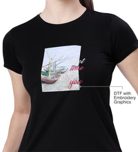 Load image into Gallery viewer, WOMEN ROUND NECK CASUEL T-SHIRT