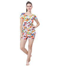 LACTRA U-BACK SWIMDRESS SLEEVE WITH BOYLEG