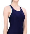 LACTRA V CUT RACERBACK SWIMSUIT - NAVY