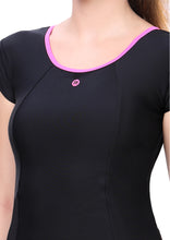 Load image into Gallery viewer, U-Back Swimdress ( sleeve with boyleg )