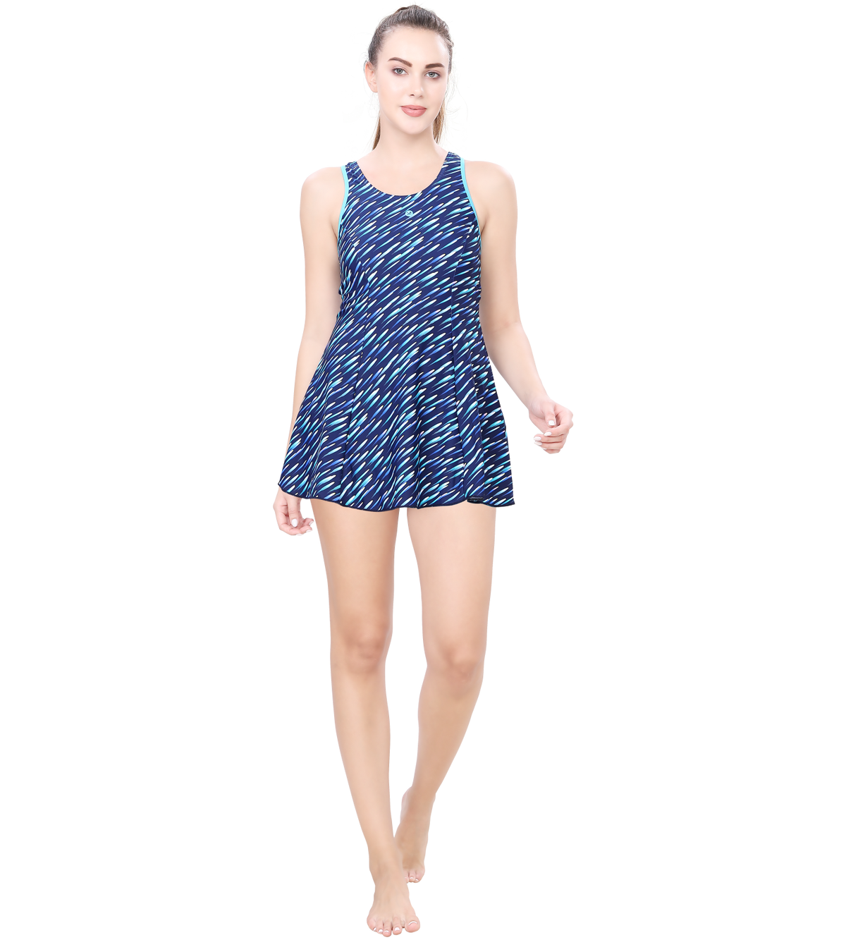 LACTRA RACER-BACK SWIMDRESS WITH BOYLEG