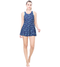 LACTRA RACER-BACK SWIMDRESS WITH BOYLEG