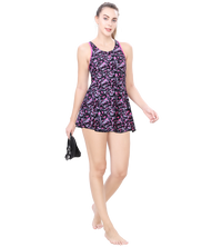 LACTRA RACER-BACK SWIMDRESS WITH BOYLEG