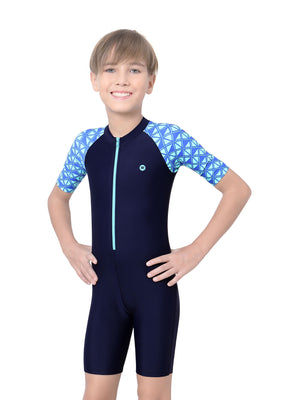 PRINTED HALF SLEEVES SUIT.