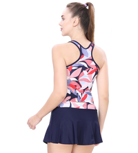 LACTRA TANKINI PRINTED TWO PIECE SWIMWEAR