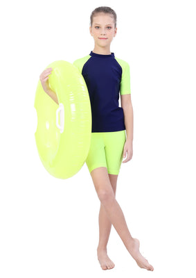 SUN-TOP SOLID COLOUR WITH CONTRAST SLEEVE