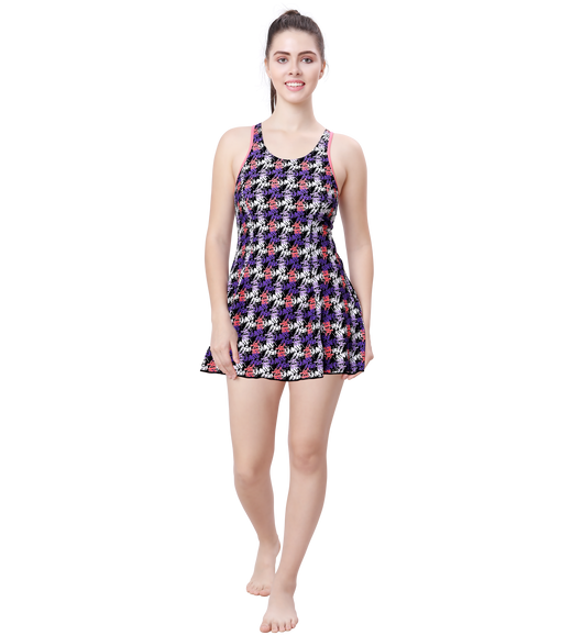 LACTRA RACER-BACK SWIMDRESS WITH BOYLEG