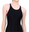 LACTRA V CUT RACERBACK SWIMSUIT - BLACK