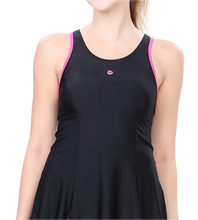 Load image into Gallery viewer, LACTRA RACER BACK SWIMDRESS WITH BOYLEG