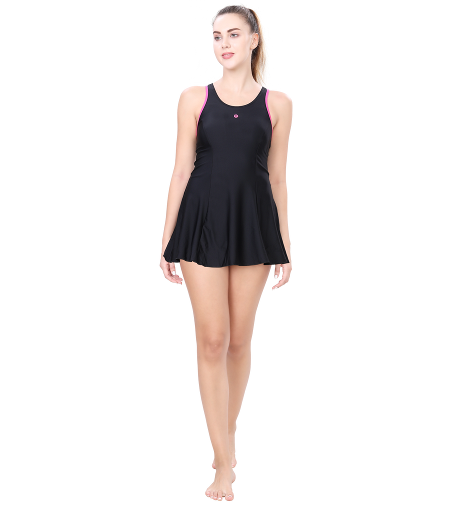 LACTRA RACER BACK SWIMDRESS WITH BOYLEG