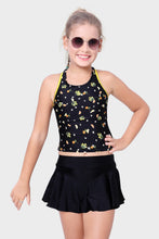 Load image into Gallery viewer, TANKINI WITH SKIRT AND INSIDE BOYLEG