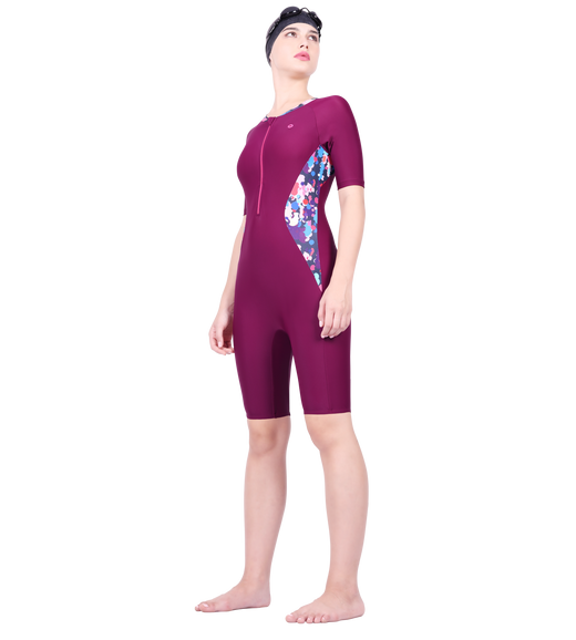 LACTRA KNEE SUIT WITH FRONT ZIP