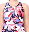 LACTRA TANKINI PRINTED TWO PIECE SWIMWEAR