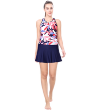 LACTRA TANKINI PRINTED TWO PIECE SWIMWEAR