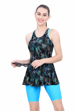 Load image into Gallery viewer, RACER -BACK SWIMDRESS (WITH BOYLEG)