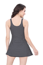 Load image into Gallery viewer, U-BACK SWIMDRESS (ALL OVER PRITEND WITH BOYLEG)
