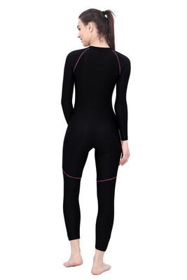 FULL SUIT (FRONT ZIP WITH CONTRAST SIDE PANEL)