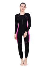 Load image into Gallery viewer, FULL SUIT (FRONT ZIP WITH CONTRAST SIDE PANEL)