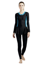 Load image into Gallery viewer, FULL SUIT (FRONT ZIP WITH CONTRAST SIDE PANEL).