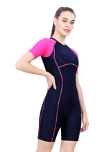 Load image into Gallery viewer, WOMEN KNEE SUIT (WITH BACK ZIP) SWIMWEAR