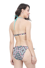 Load image into Gallery viewer, ATTRACTIVE PRINTING BIKINI ( HALTER NACK WITH LACE PANTY)