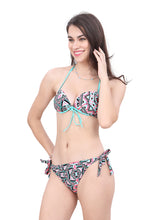 Load image into Gallery viewer, ATTRACTIVE PRINTING BIKINI ( HALTER NACK WITH LACE PANTY)
