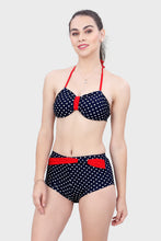 Load image into Gallery viewer, HALTER NECK WITH CLOSER BUCKLE DABBLE BACK STRAP BIKINI SET