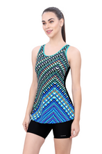 Load image into Gallery viewer, U-BACK PRINTED SWIMDRESS